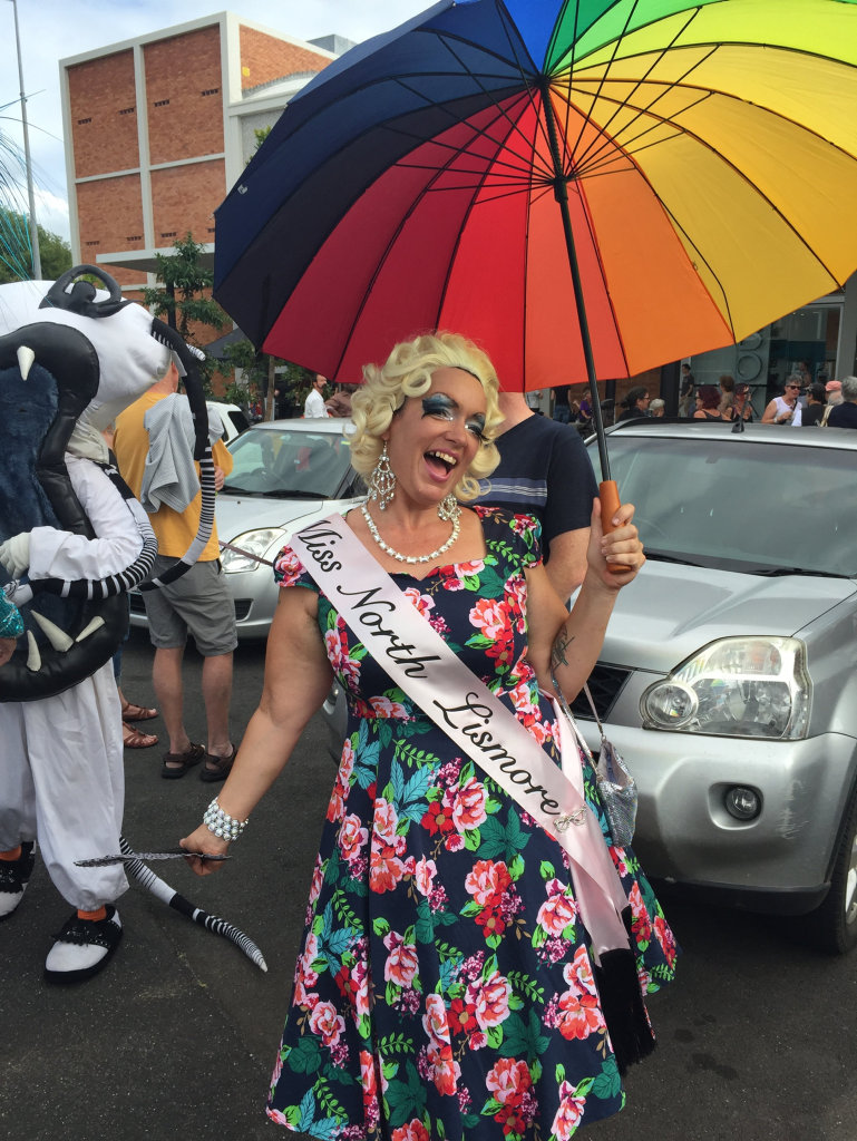 Ms North Lismore was one of the stars of the Tropical Fruits Parade, held across the Lismore CBD on December 29. Ms North Lismore was one of the stars of the Tropical Fruits Parade, held across the Lismore CBD on December 29.